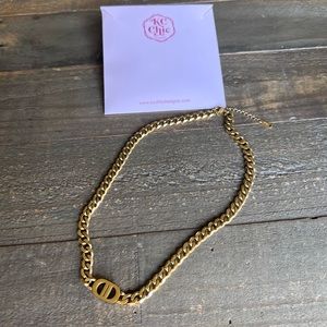 KC Chic Designs Stainless Steel Trinidad Cuban Link Chain - Gold